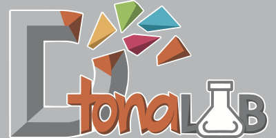 Logo Dtona Lab. Gris claro. PNG